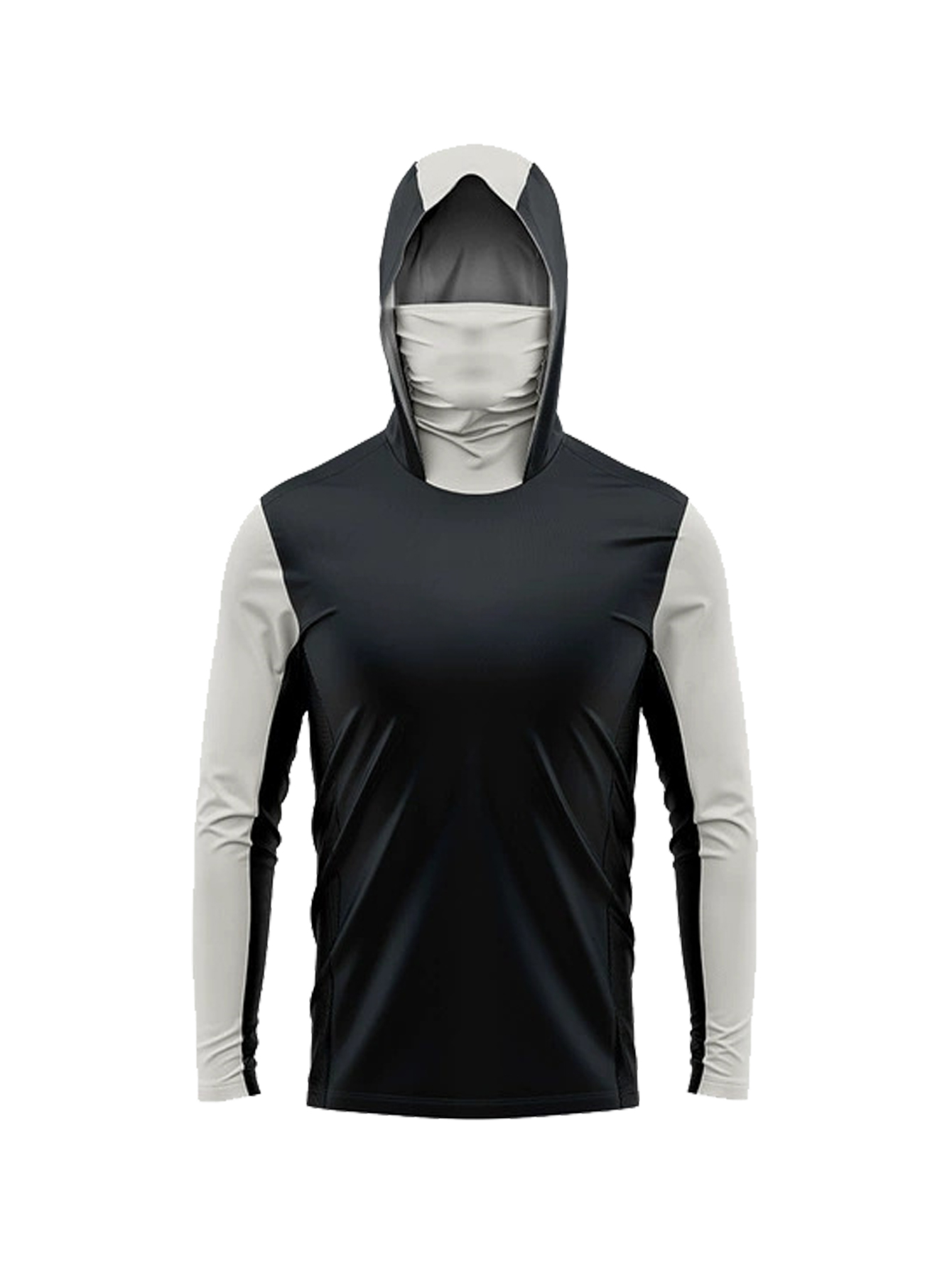 デザートカモフラージュ柄メンズフィッシングフード付きシャツ、 - Fishing Mask Sun Protection のレビューと価格