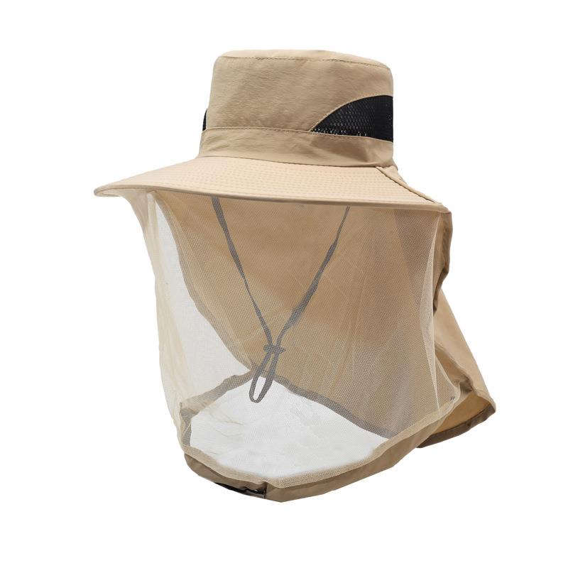 アウトドア用防蚊帽子 男女兼用 釣り用キャップ フェイスカバ - Fishing Mask Sun Protection のレビューと価格