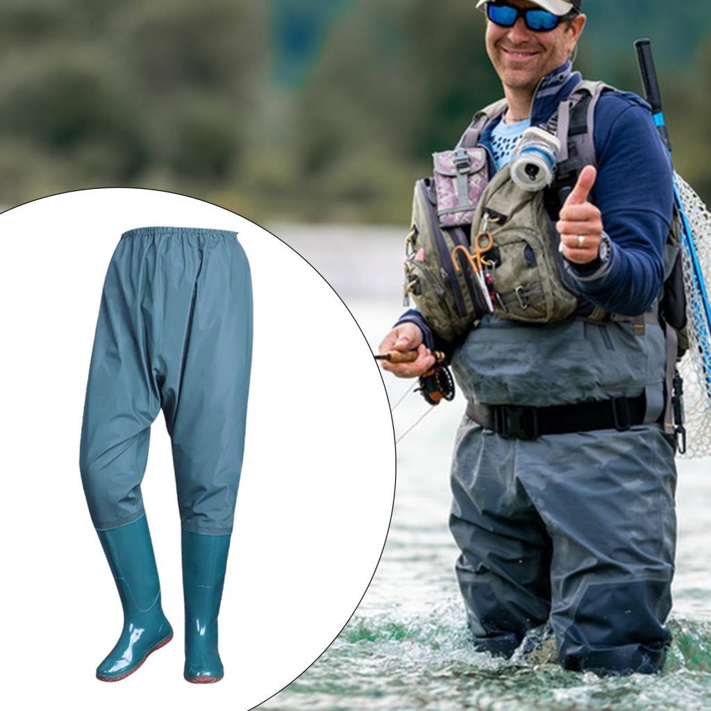 軽量防水フィッシングヒップウェーダー、通気性ブーツフットウェ - Fishing Pants Waterproof のレビューと価格