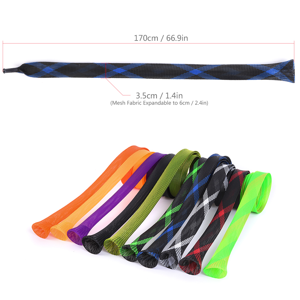 チューブフック190cm釣り竿カバー ロッドスリーブカバー  - Fishing Socks のレビューと価格