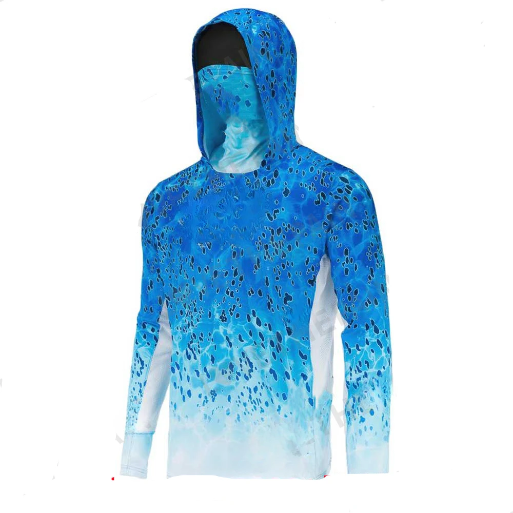 子供用釣りシャツ UPF 50+ 長袖釣りシャツ マスク ネ - Fishing Hoodie のレビューと価格